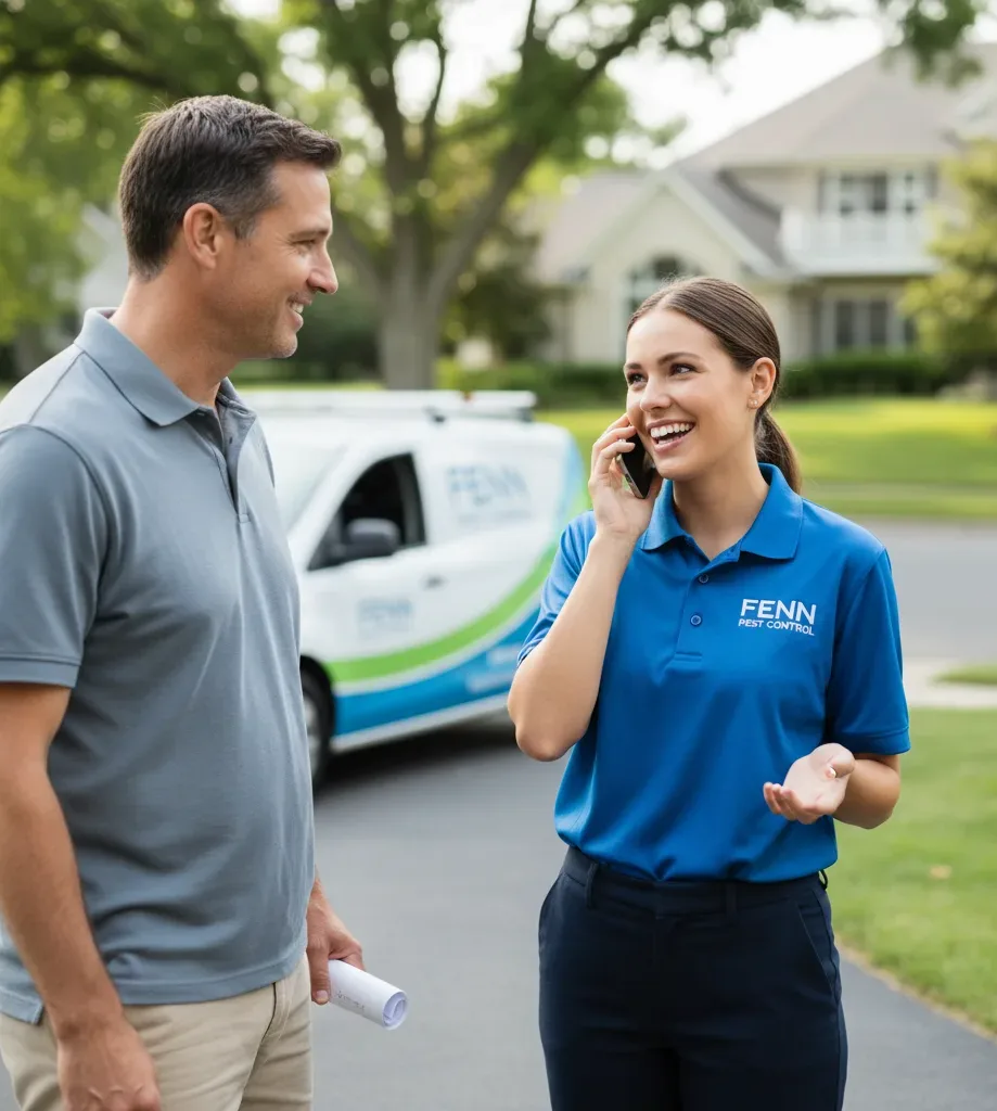 Fenn Pest Control customer support in Rouses Point